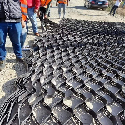 การปรับเสถียรพลาสติก HDPE Geocell Driveway Geocell Anti Deforming