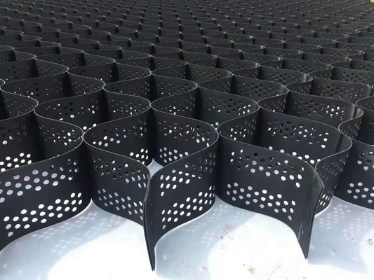 ประเทศจีนผู้ผลิต HDPE Geocell ที่ใหญ่ที่สุดในประเทศจีนรองรับโหลด geocells ของดินโคลง